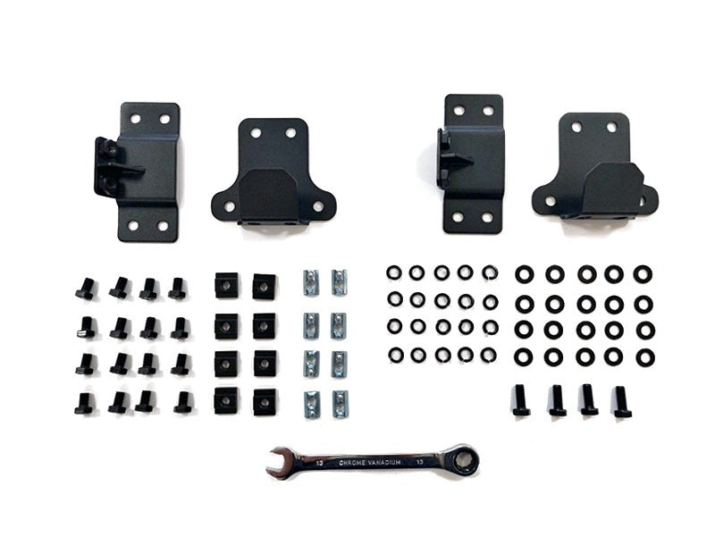 Kit de montaje para toldo en tienda de techo de carcasa rígida