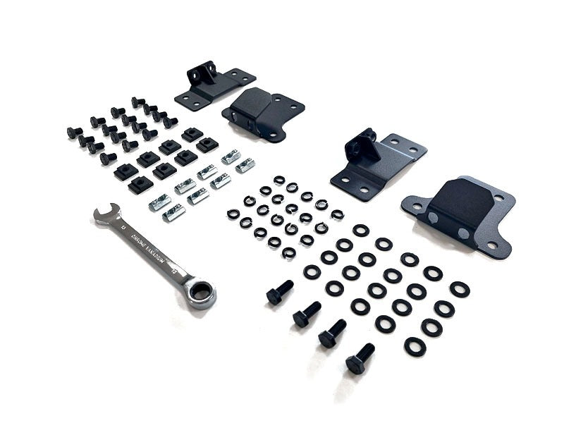 Kit de montaje para toldo en tienda de techo de carcasa rígida