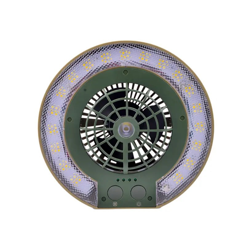Ventilador portatil con luz