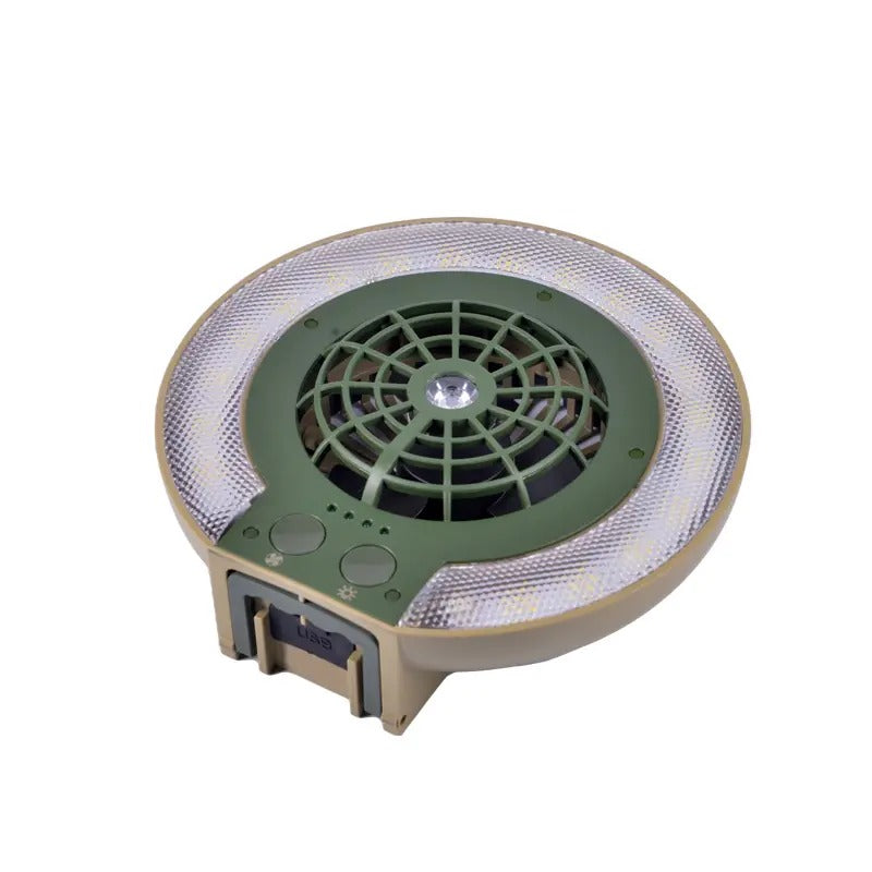 Ventilador portatil con luz