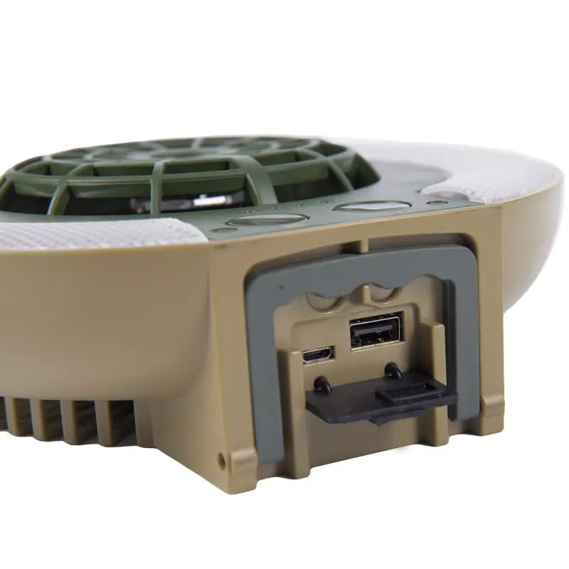 Ventilador portatil con luz