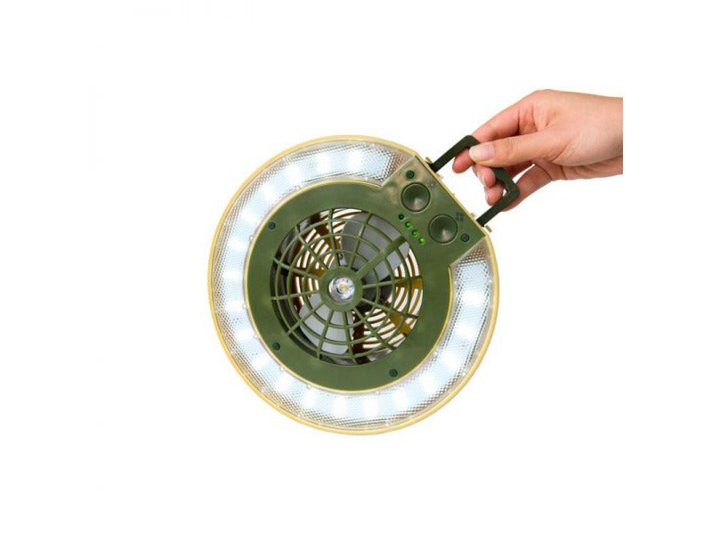 Ventilador portatil con luz