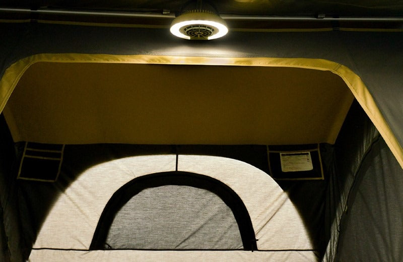 Ventilador portatil con luz